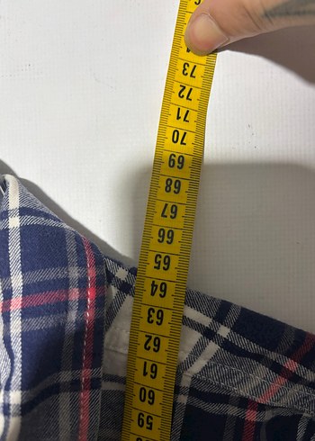 Erkek Çok Renkli Kareli Uzun Kollu Gömlek - Görsel 4