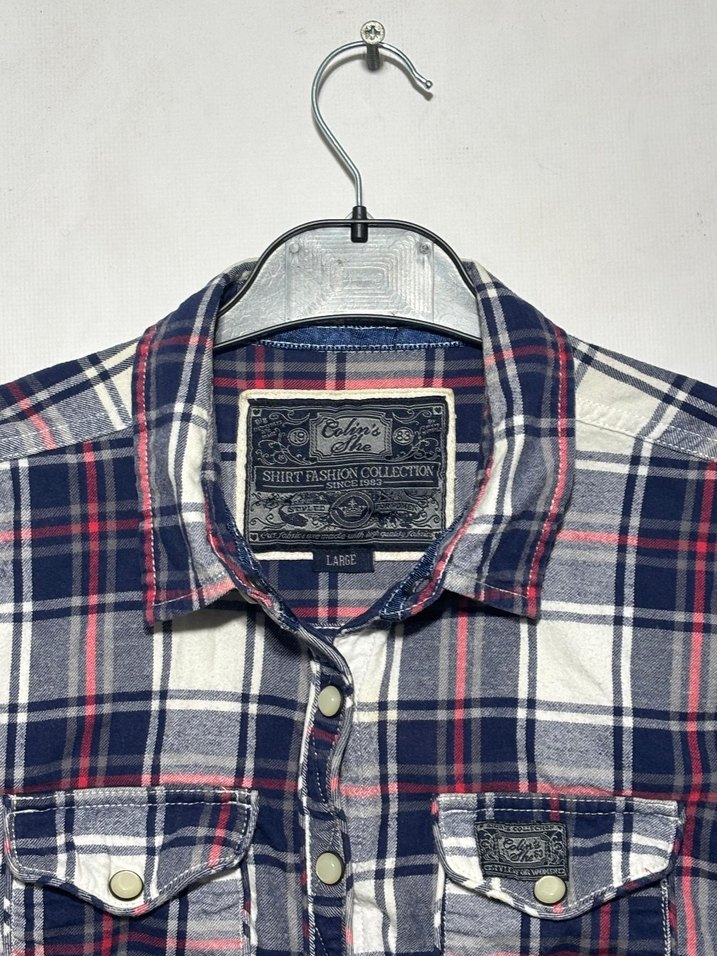 Erkek Çok Renkli Kareli Uzun Kollu Gömlek - Görsel 3