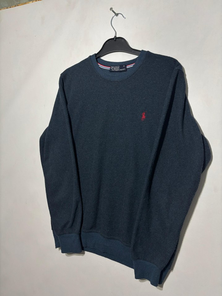 Erkek Lacivert Uzun Kollu Sweatshirt - Görsel 2