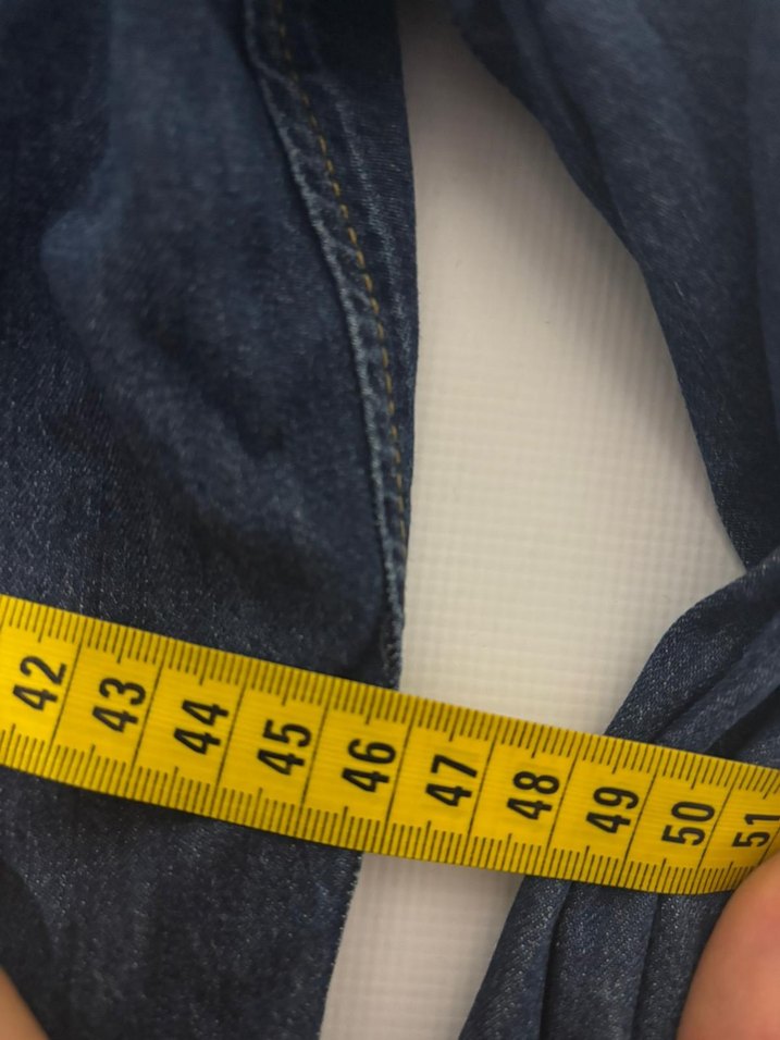 Kadın Lacivert Denim Gömlek - Görsel 4