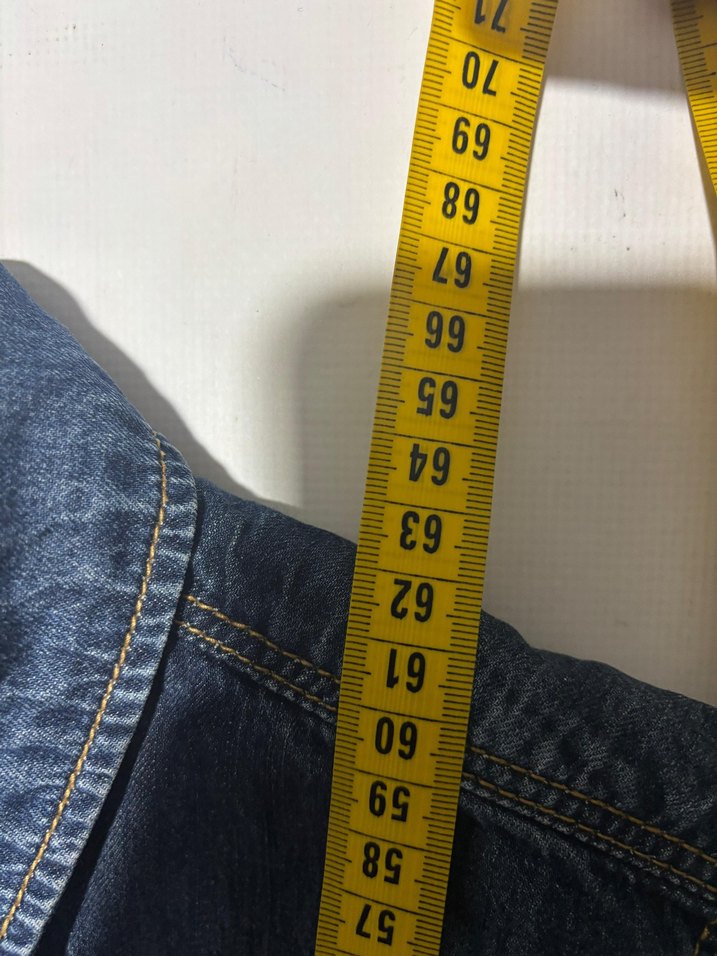 Kadın Lacivert Denim Gömlek - Görsel 3