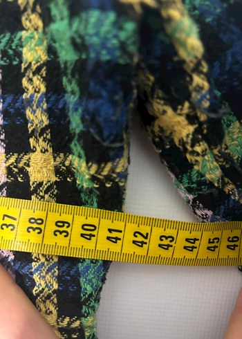 Düğmeli Çok Renkli Kadın Ceket - Görsel 3