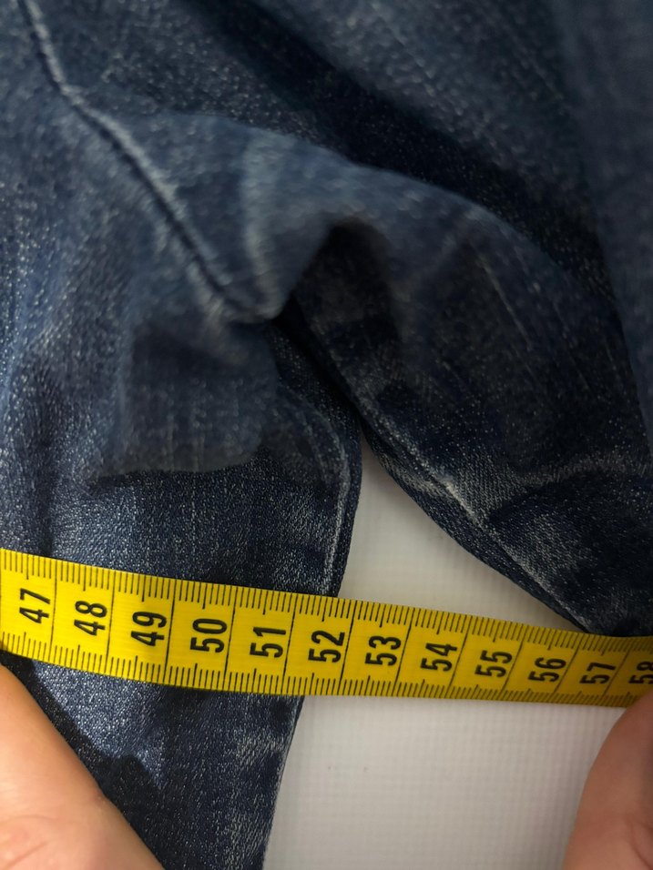 Düğmeli Lacivert Erkek Kot Ceket - Görsel 4