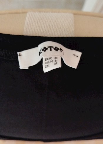 Koton Siyah, kısa kollu, normal kesim Tişört