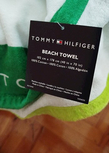 Tommy Hilfiger Tommy Hilfiger Kadın Plaj Havlusu - Yeşil