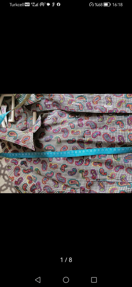 VINTAGE UNISEX TARZ GOMLEK - Görsel 5