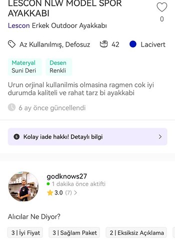 LESCON LNW MODEL Spor Ayakkabı - Görsel 4