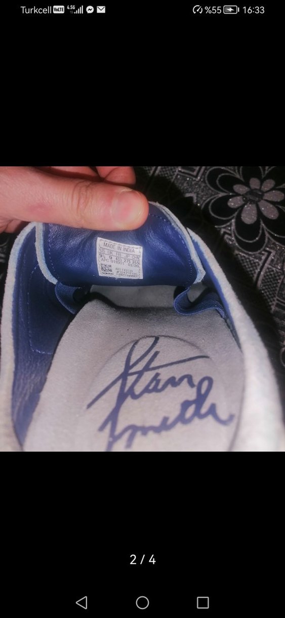 Adidas Unisex Mavi Denim Spor Ayakkabı - Görsel 3