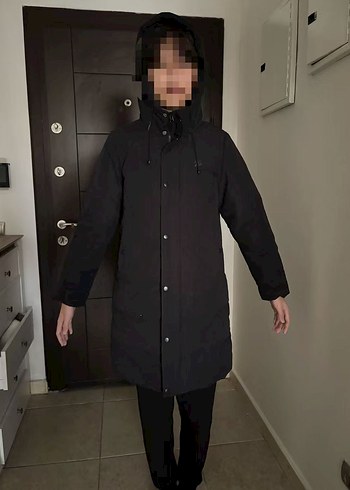 Unisex saf kaz tüyü mont - Görsel 2
