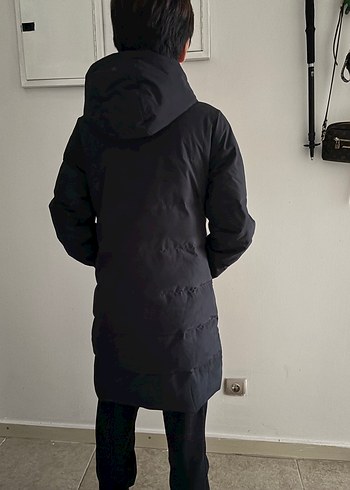 Unisex saf kaz tüyü mont - Görsel 5