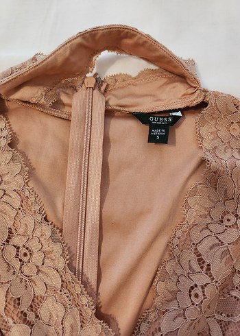 Guess guess dantelli mini elbise
