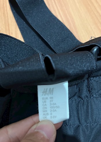 24-36 Ay Beden Erkek Çocuk Siyah Askılı Kışlık Tulum