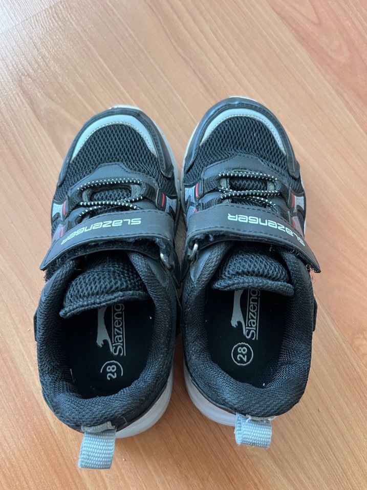 Siyah Gri Erkek Çocuk Yılan Desenli Spor Ayakkabı - Görsel 4