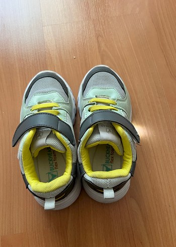 Gri Erkek Çocuk Spor Ayakkabı Velcro - Görsel 3