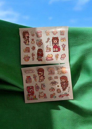 ikili pastel sticker