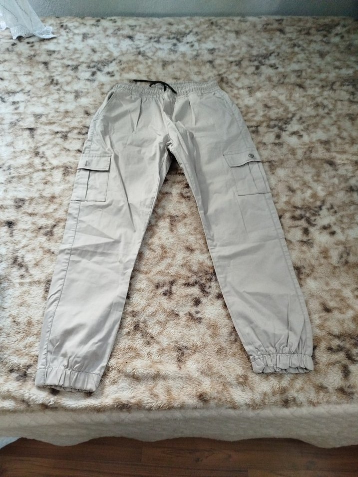 Gri Kadın Rahat Kesim Spor Pantolon - Görsel 4