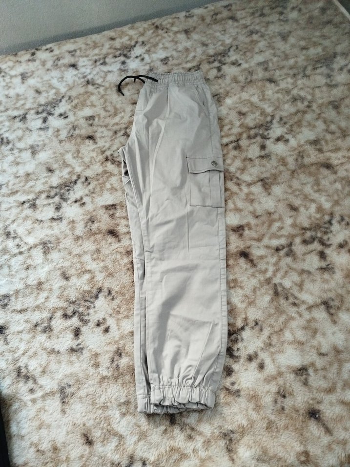 Gri Kadın Rahat Kesim Spor Pantolon - Görsel 3