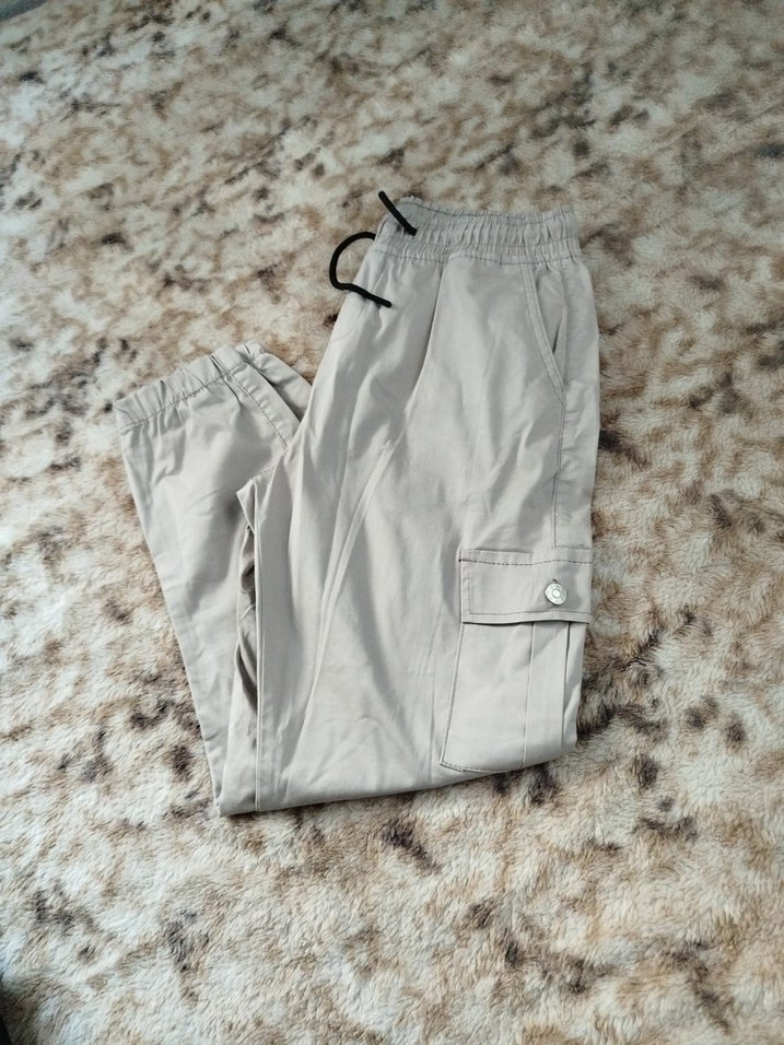 Gri Kadın Rahat Kesim Spor Pantolon - Görsel 2