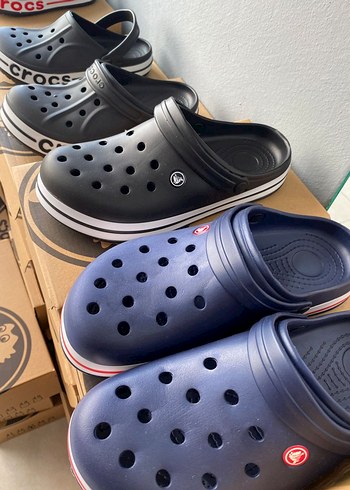 Crocs Erkek Terlikler, Kaydırmaz Taban, Renkli Mavi