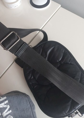 Beden siyah Renk Kemer Tokalı Siyah Kadın Çapraz Çanta