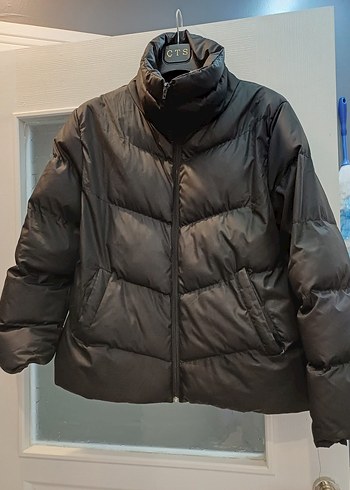 Diğer Siyah Kadın Şişme Kışlık Mont