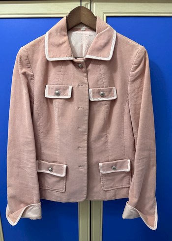 Herry Kadın Düğmeli Kadife Ceket - Görsel 2