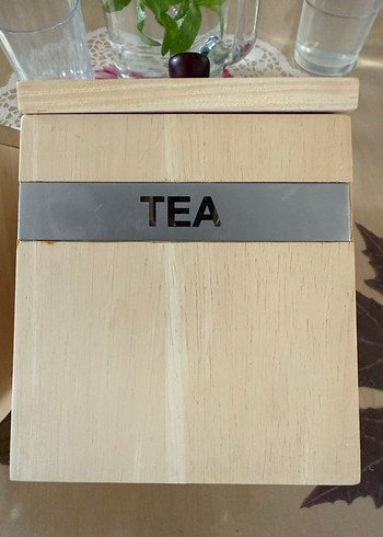 Boyner Ahşap Çay Kahve Şeker Kabı - Görsel 5