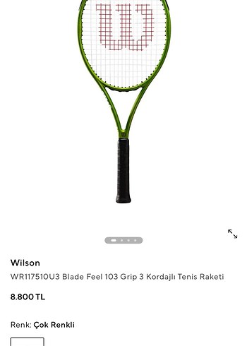 Orijinal Wilson Blade 103 Tenis Raketi Sıfır Ürün - Görsel 4