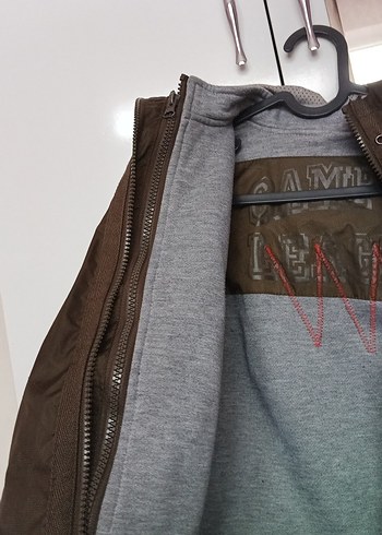 Erkek Çocuk Kapüşonlu Fermuarlı Streetwear Ceket - Görsel 2