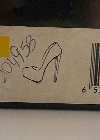 Siyah Platform Topuklu Kadın Ayakkabı - Görsel 5