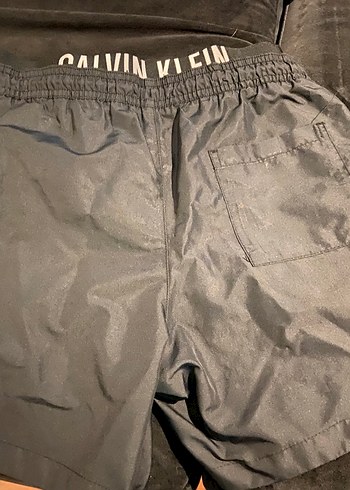 orjinal calvin klein siyah 10-12 yaş Erkek çocuk Yüzme Şortu - Görsel 3