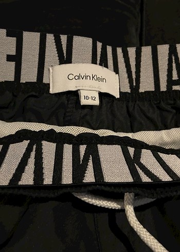 orjinal calvin klein siyah 10-12 yaş Erkek çocuk Yüzme Şortu - Görsel 2