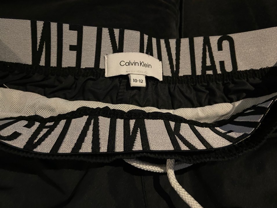 orjinal calvin klein siyah 10-12 yaş Erkek çocuk Yüzme Şortu - Görsel 2