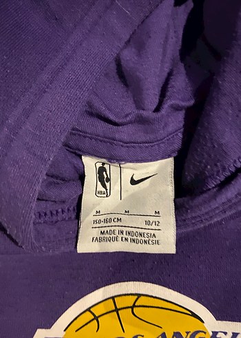 orjinal nike Mor Los Angeles Lakers Erkek çocuk sweatshirt - Görsel 2