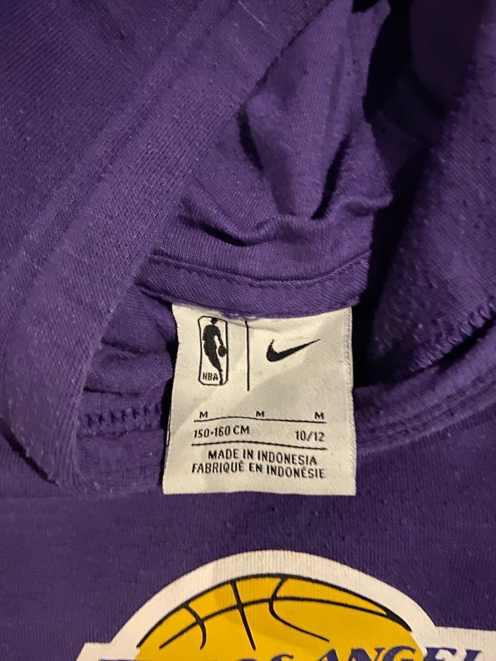orjinal nike Mor Los Angeles Lakers Erkek çocuk sweatshirt - Görsel 2