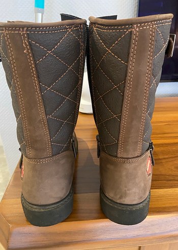 orjinal harley davidson Kemer Detaylı Kahverengi Biker çocuk Bot - Görsel 5