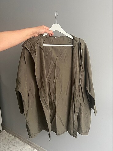 Haki oversize mevsimlik ceket