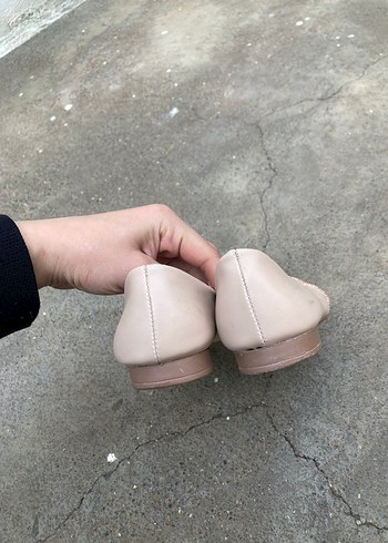 Bej  Kadın Babet Ayakkabı - Görsel 2