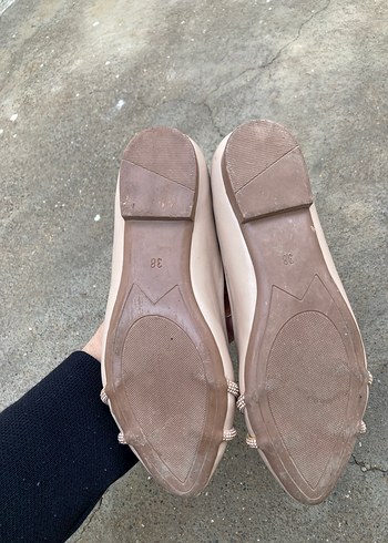 Bej  Kadın Babet Ayakkabı - Görsel 4