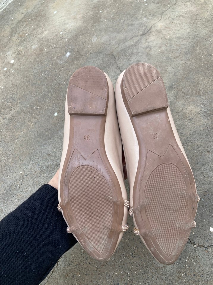 Bej  Kadın Babet Ayakkabı - Görsel 4