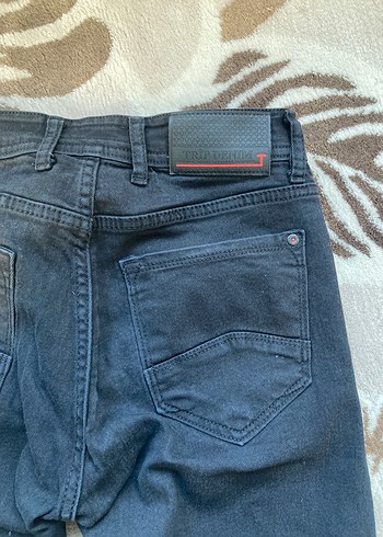 Erkek Siyah Denim Regular Fit Jean - Görsel 4