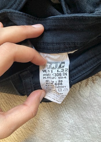 Erkek Siyah Denim Regular Fit Jean - Görsel 7