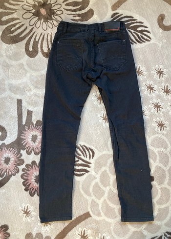 Erkek Siyah Denim Regular Fit Jean - Görsel 6