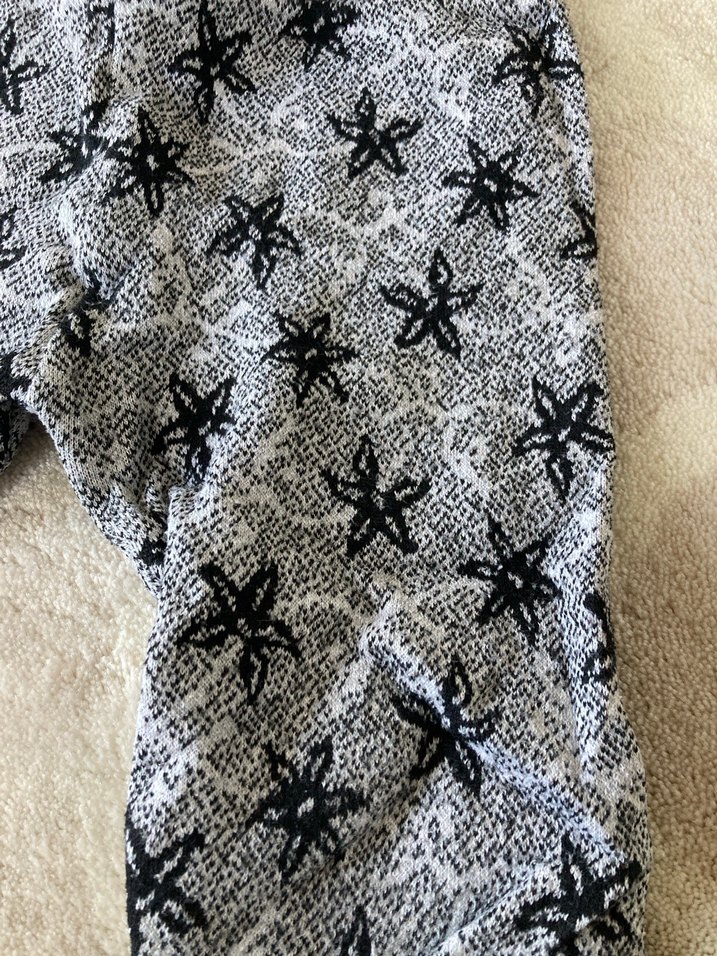 Kız Çocuk Gri Dantel Detaylı Salaş Tayt - Görsel 2