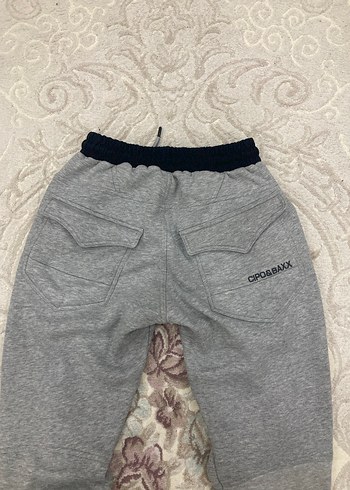 Gri Nakışlı Fermuarlı Salaş Eşofman - Görsel 3