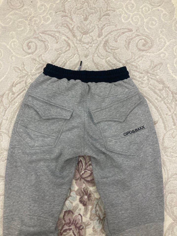 Gri Nakışlı Fermuarlı Salaş Eşofman - Görsel 3