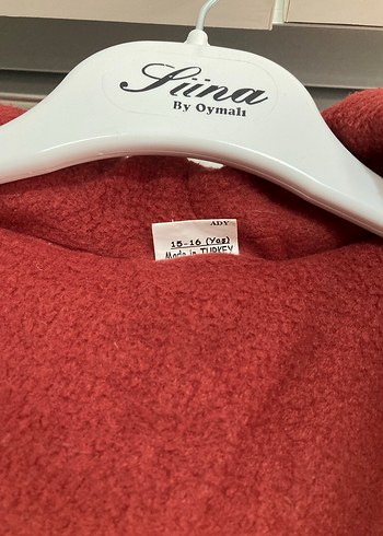 Parlak Kırmızı Erkek Çocuk Fermuarlı Mont - Görsel 3