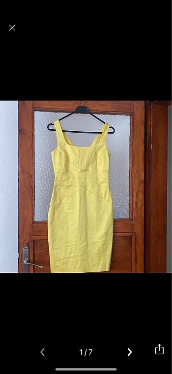 Yellow Butter Kalem Elbise