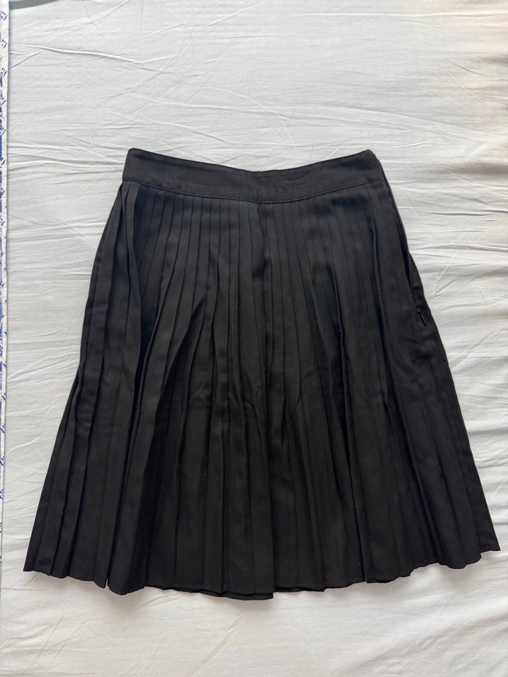 Siyah pilili mini etek - Görsel 3