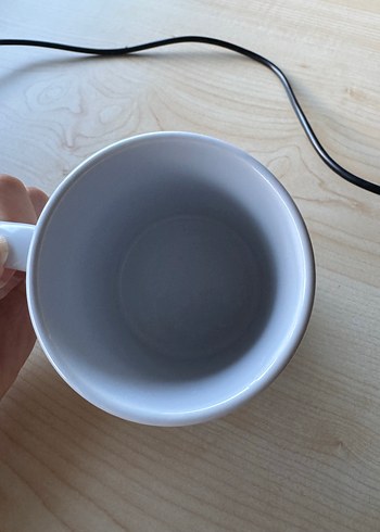 Pastel Desenli Beyaz Kahve Kupası - Görsel 3